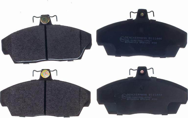 Denckermann B111444 - Brake Pad Set, disc brake autospares.lv