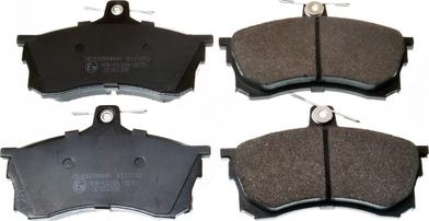 Denckermann B111093 - Brake Pad Set, disc brake autospares.lv