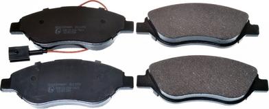 Denckermann B111052 - Brake Pad Set, disc brake autospares.lv