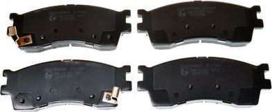 Denckermann B111068 - Brake Pad Set, disc brake autospares.lv