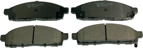 Denckermann B111004 - Brake Pad Set, disc brake autospares.lv