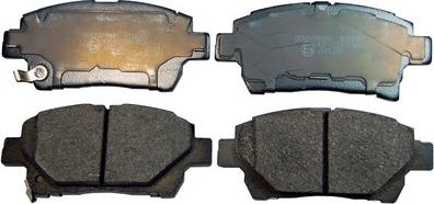 Denckermann B111000 - Brake Pad Set, disc brake autospares.lv