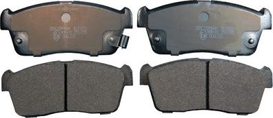 Denckermann B111001 - Brake Pad Set, disc brake autospares.lv