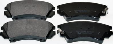 Denckermann B111014 - Brake Pad Set, disc brake autospares.lv