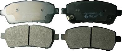 Denckermann B111011 - Brake Pad Set, disc brake autospares.lv