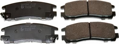 Denckermann B111085 - Brake Pad Set, disc brake autospares.lv