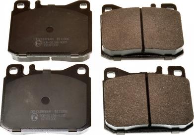 Denckermann B111086 - Brake Pad Set, disc brake autospares.lv