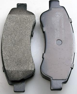 Denckermann B111039 - Brake Pad Set, disc brake autospares.lv