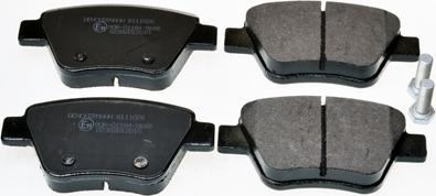 Denckermann B111026 - Brake Pad Set, disc brake autospares.lv