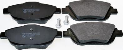 Denckermann B111022 - Brake Pad Set, disc brake autospares.lv