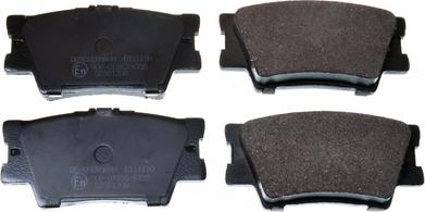 Denckermann B111190 - Brake Pad Set, disc brake autospares.lv