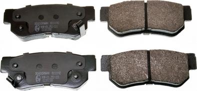 Denckermann B111192 - Brake Pad Set, disc brake autospares.lv