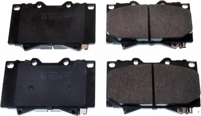 Denckermann B111159 - Brake Pad Set, disc brake autospares.lv