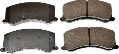 Denckermann B111156 - Brake Pad Set, disc brake autospares.lv