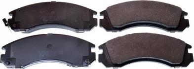 Denckermann B111161 - Brake Pad Set, disc brake autospares.lv