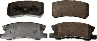 Denckermann B111163 - Brake Pad Set, disc brake autospares.lv