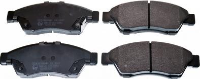 Denckermann B111167 - Brake Pad Set, disc brake autospares.lv