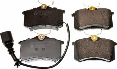 Denckermann B111104 - Brake Pad Set, disc brake autospares.lv