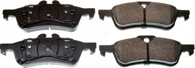 Denckermann B111115 - Brake Pad Set, disc brake autospares.lv