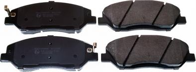 Denckermann B111185 - Brake Pad Set, disc brake autospares.lv