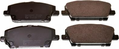 Denckermann B111182 - Brake Pad Set, disc brake autospares.lv