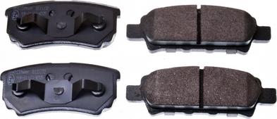 Denckermann B111172 - Brake Pad Set, disc brake autospares.lv