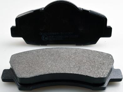 Denckermann B111307 - Brake Pad Set, disc brake autospares.lv