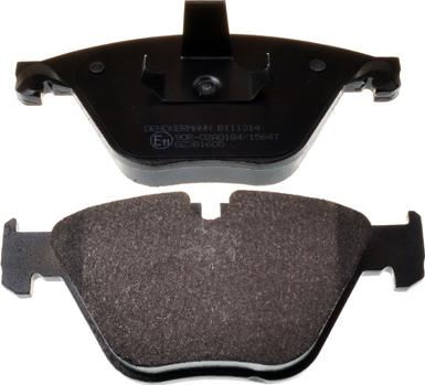 Denckermann B111314 - Brake Pad Set, disc brake autospares.lv