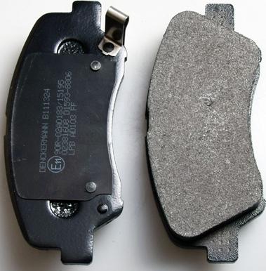 Denckermann B111324 - Brake Pad Set, disc brake autospares.lv