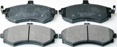 Denckermann B111249 - Brake Pad Set, disc brake autospares.lv