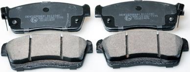 Denckermann B111240 - Brake Pad Set, disc brake autospares.lv