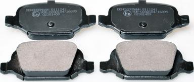 Denckermann B111241 - Brake Pad Set, disc brake autospares.lv