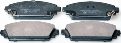 Denckermann B111247 - Brake Pad Set, disc brake autospares.lv