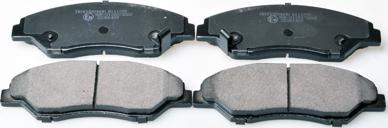 Denckermann B111255 - Brake Pad Set, disc brake autospares.lv