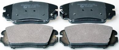 Denckermann B111250 - Brake Pad Set, disc brake autospares.lv