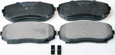 Denckermann B111258 - Brake Pad Set, disc brake autospares.lv