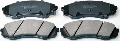 Denckermann B111252 - Brake Pad Set, disc brake autospares.lv