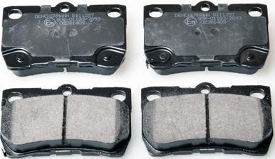 Denckermann B111257 - Brake Pad Set, disc brake autospares.lv