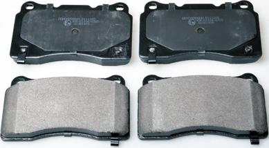 Denckermann B111265 - Brake Pad Set, disc brake autospares.lv