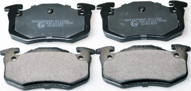 Denckermann B111266 - Brake Pad Set, disc brake autospares.lv