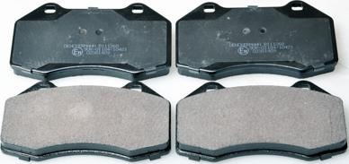 Denckermann B111268 - Brake Pad Set, disc brake autospares.lv