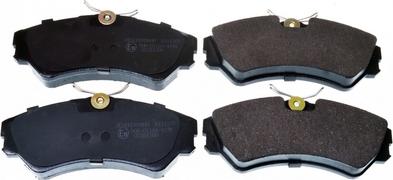 Denckermann B111205 - Brake Pad Set, disc brake autospares.lv