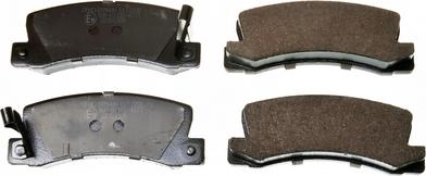 Denckermann B111208 - Brake Pad Set, disc brake autospares.lv