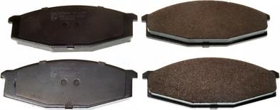 Denckermann B111203 - Brake Pad Set, disc brake autospares.lv