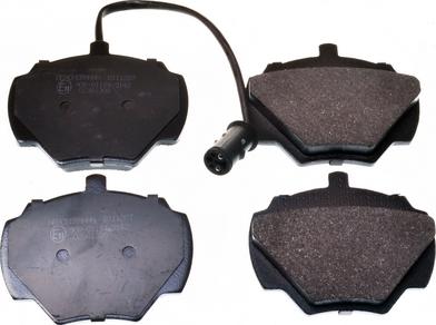 Denckermann B111207 - Brake Pad Set, disc brake autospares.lv