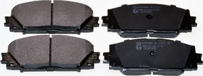 Denckermann B111213 - Brake Pad Set, disc brake autospares.lv