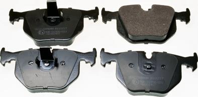 Denckermann B111217 - Brake Pad Set, disc brake autospares.lv