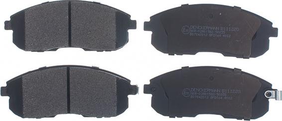 Denckermann B111220 - Brake Pad Set, disc brake autospares.lv