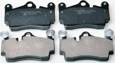 Denckermann B111222 - Brake Pad Set, disc brake autospares.lv