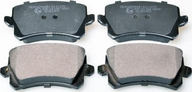 Denckermann B111275 - Brake Pad Set, disc brake autospares.lv